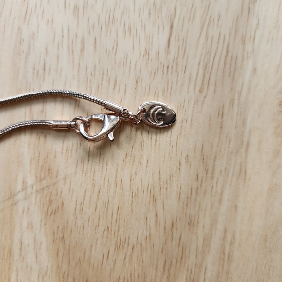 Charming Charlie rose gold necklace approx 19 inches from clasp to bottom - Picture 2 of 5